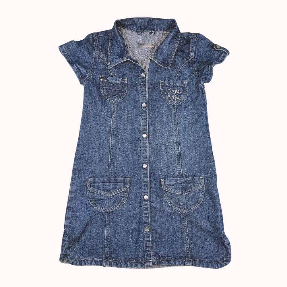 ROBE EN JEAN BLEU -LISA ROSE- 5 ANS