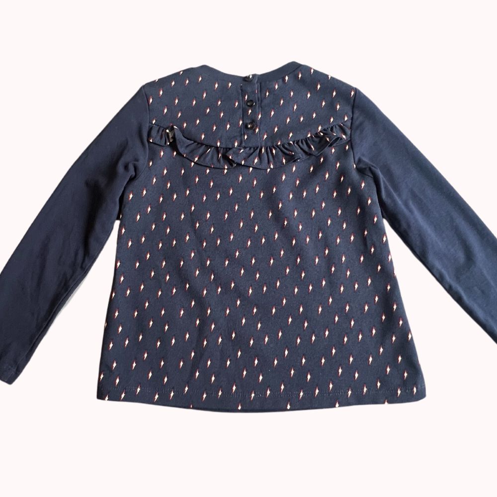 TUNIQUE MANCHES LONGUES BLEU IKKS 3 ANS
