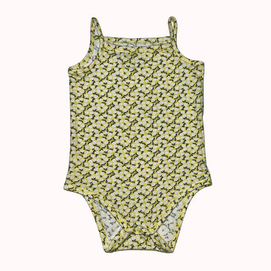 BODIE JAUNE A BRETELLLES -TAPE A L'OEIL- 12 MOIS