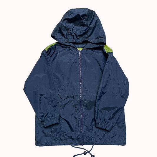 COUPE VENT BLEU MARINE PLIABLE -6-8 ANS