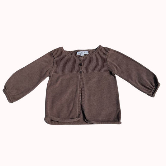 GILET MARRON PETIT KIMBALOO 6 MOIS