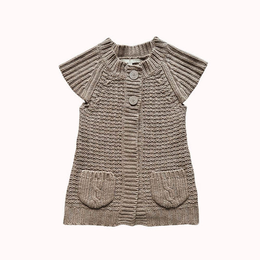 GILET D'AUTOMNE NOISETTE 6 ANS