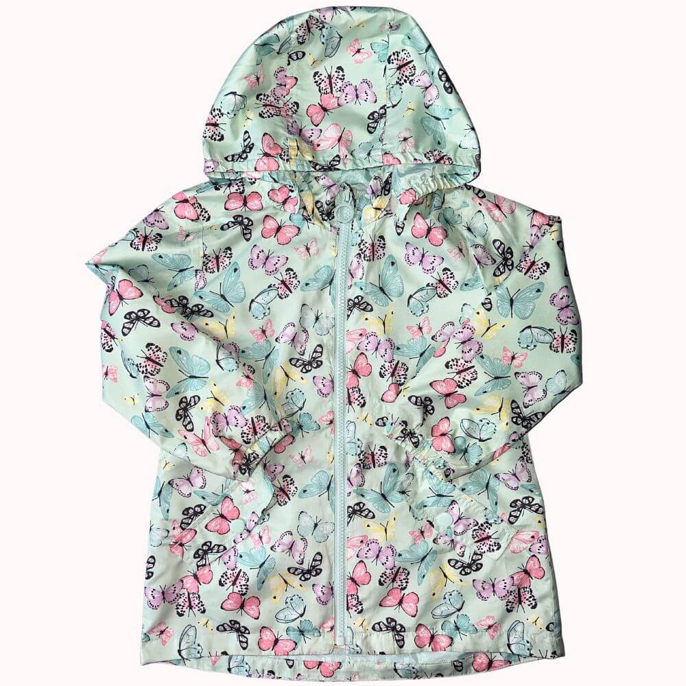 IMPERMEABLE MOTIFS PAPILLONS-H&M-4-5 ANS