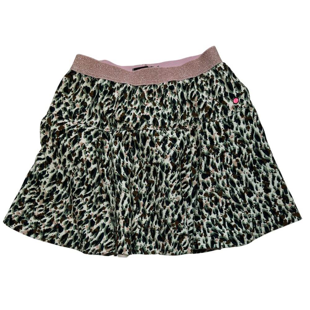 JUPE IMPRIMEE AVEC TAILLE ELASTIQUE-CATIMINI- 10 ANS
