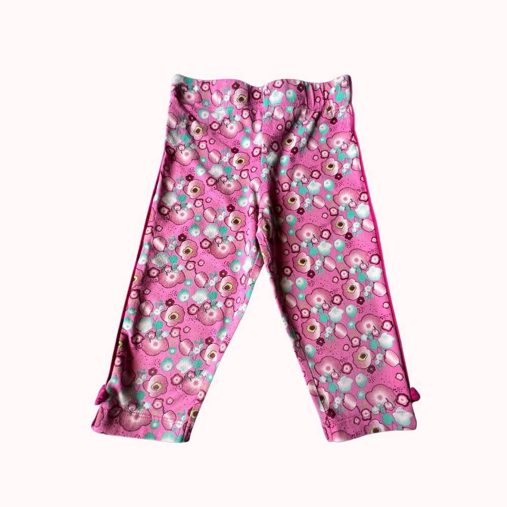 LEGGING COURT ROSE A FLEURS ORCHESTRA 5 ANS