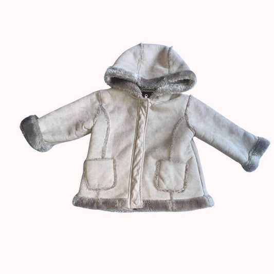 MANTEAU IMITATION DAIM 18-24 MOIS