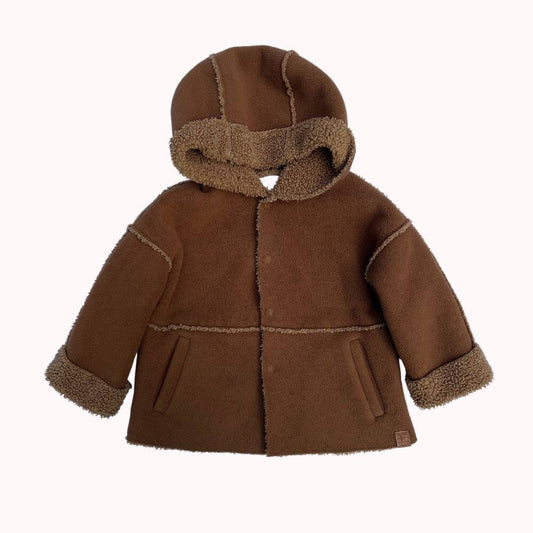 MANTEAU MARRON ZARA 12 MOIS