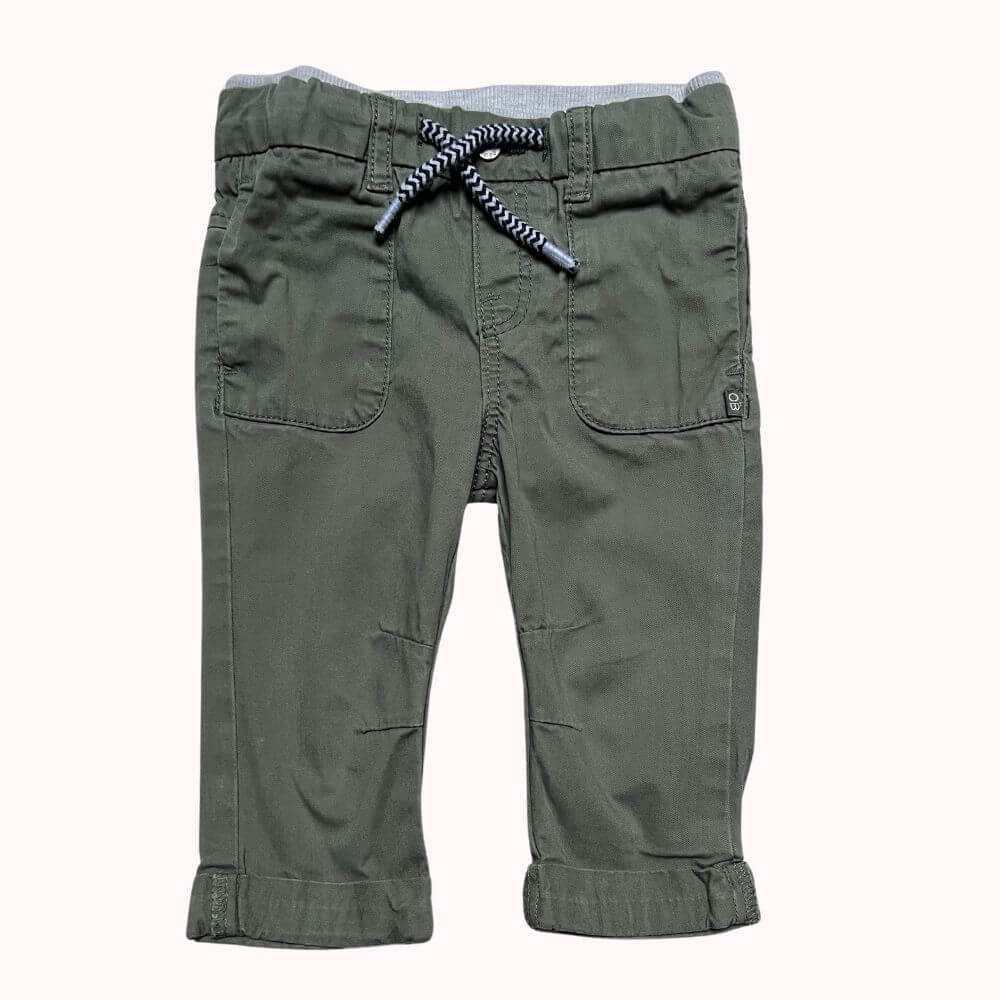 PANTALON KAKI -OBAÏBI- 12 MOIS