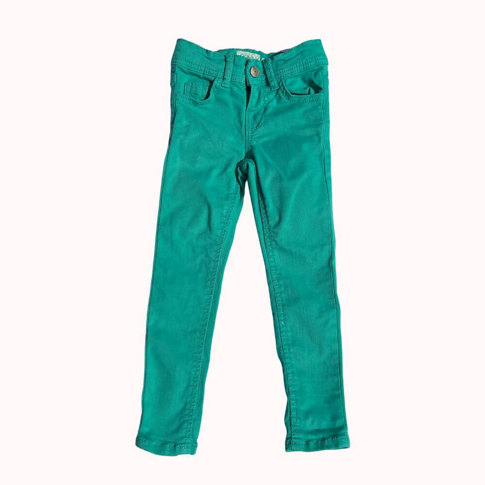 PANTALON VERT SKINNY KIABI 3 ANS