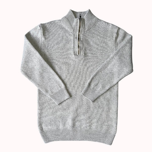 PULL CAMIONNEUR GRIS -VERBAUDET- 10 ANS