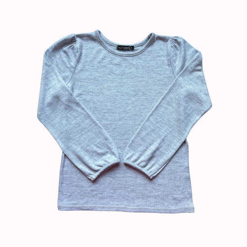 PULL GRIS CLAIR-INEXTENSO- 8 ANS