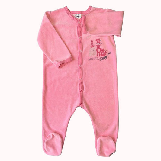 PYJAMA ROSE -PETIT BATEAU- 18 MOIS