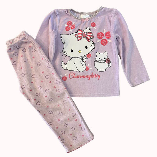 PYJAMA ROSE DEUX PIECES -CHARMMY KITTY - 3 ANS