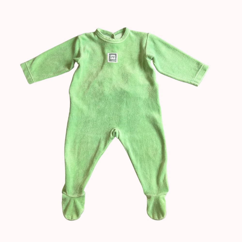 PYJAMA VERT PETIT BATEAU 12 MOIS