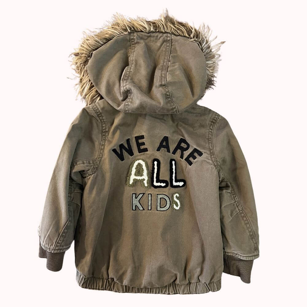 PARKA KAKI DOUBLEE -H&M- 2-3 ANS