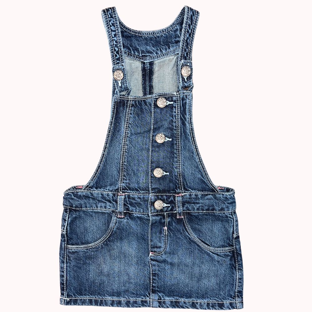 ROBE A BRETELLES EN JEAN - 2 ANS (92 cm)