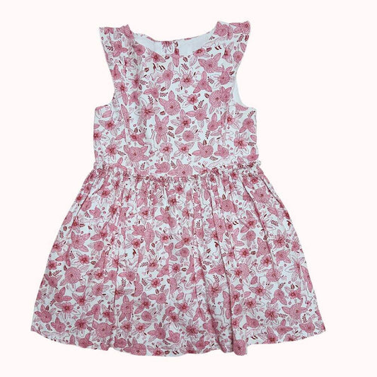ROBE A FLEURS -SERGENT MAJOR- 4 ANS