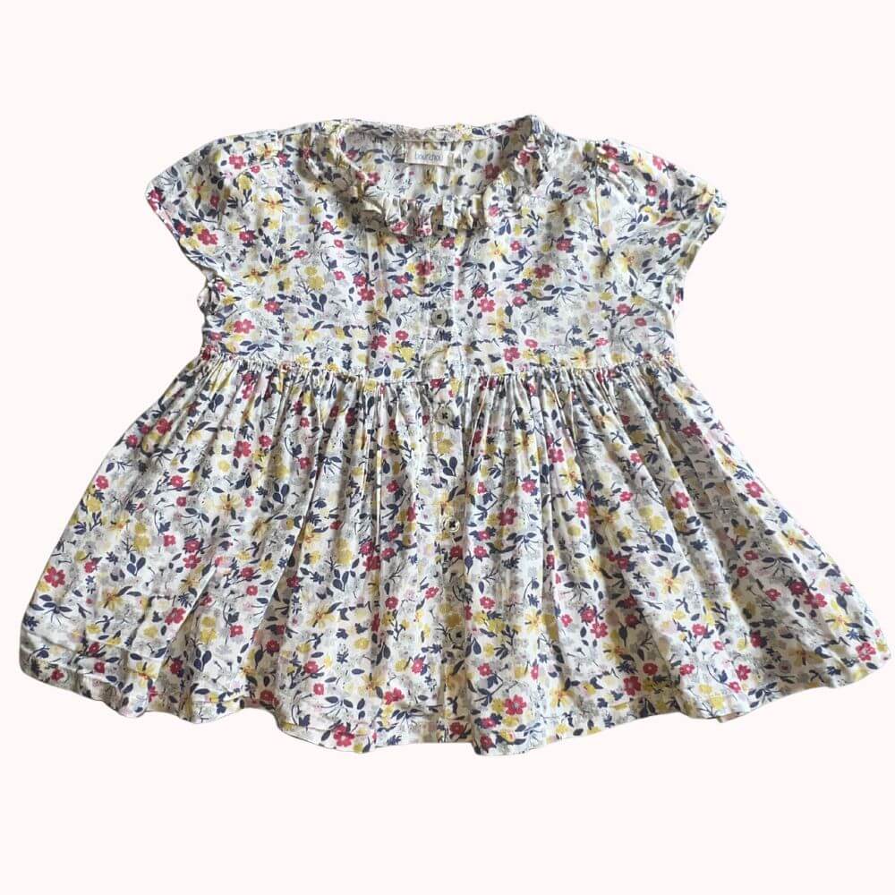 ROBE FLORALE- BOUT CHOU- 24 MOIS