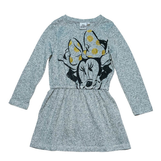 ROBE GRISE -MINNIE MOUSE- 4 ANS.