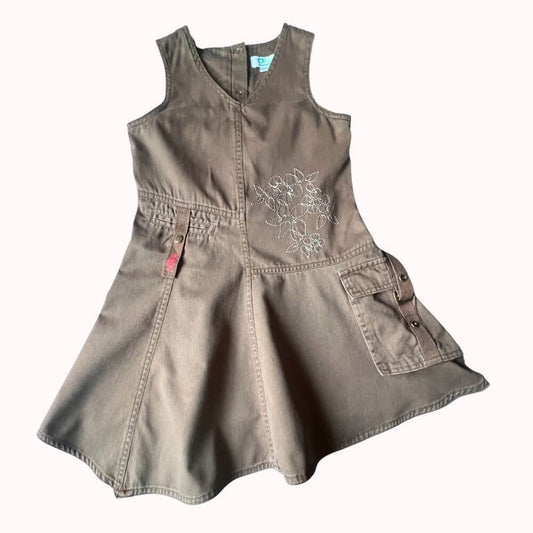 ROBE MARRON - VERBAUDET- 6 ANS