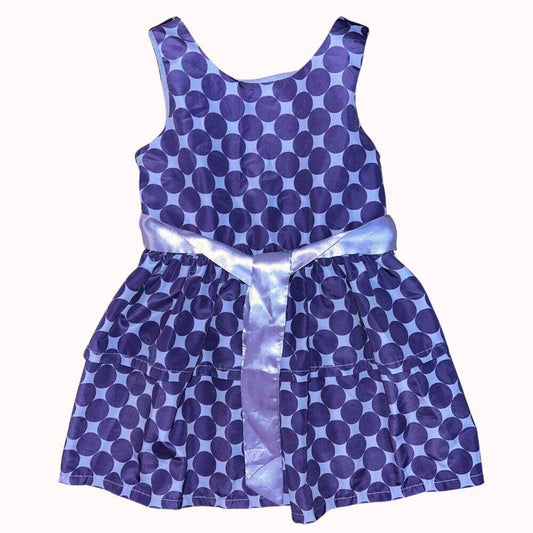 ROBE MAUVE A POIS-H&M- 2-3 ANS