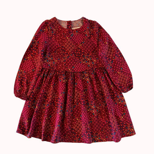 ROBE ROSE FLORALE -DPAM- 5 ANS