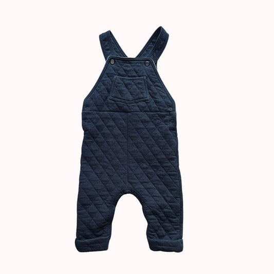 SALOPETTE BLEUE- PETIT BATEAU- 6 MOIS