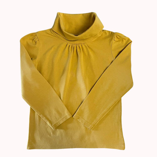 SOUS PULL FILLE OCRE JAUNE -TAPE A L'OEIL- 6 ANS