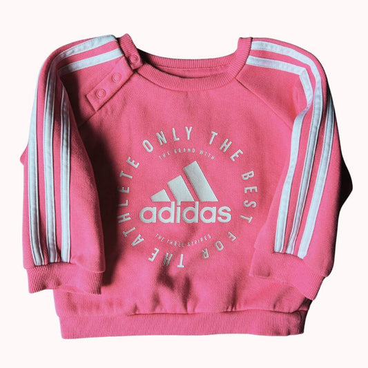 SWEAT A CAPUCHE-ADIDAS- 3-6 MOIS