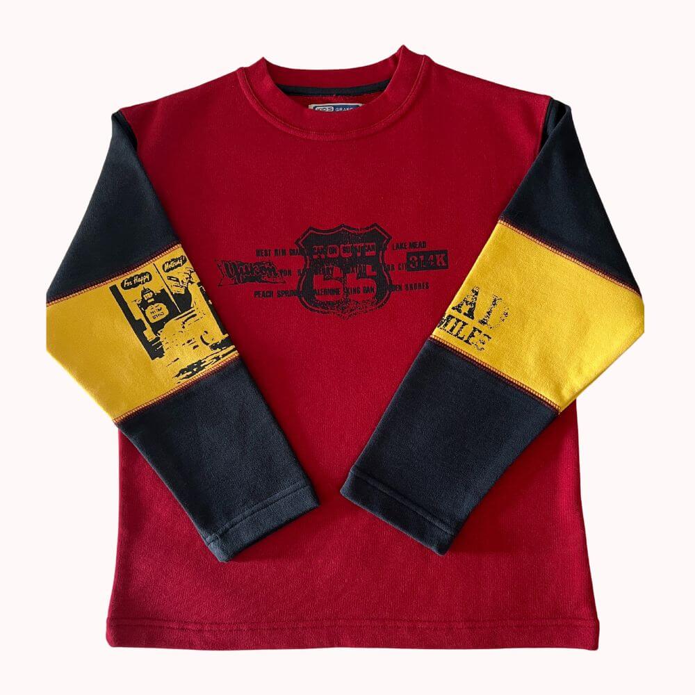 SWEAT BICOLORE -KID'S GRAFFITI- (GALERIES LAFAYETTE) 8 ANS