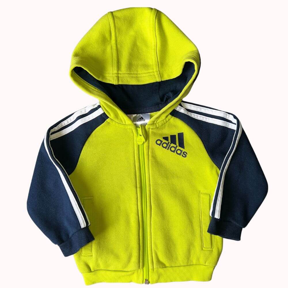 SWEAT A CAPUCHE-ADIDAS- 6-9 MOIS