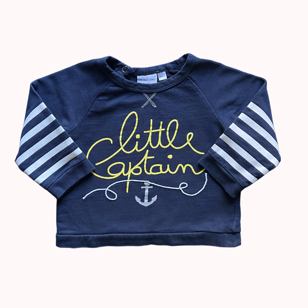 SWEAT BLEU- VERBAUDET- 2 ANS