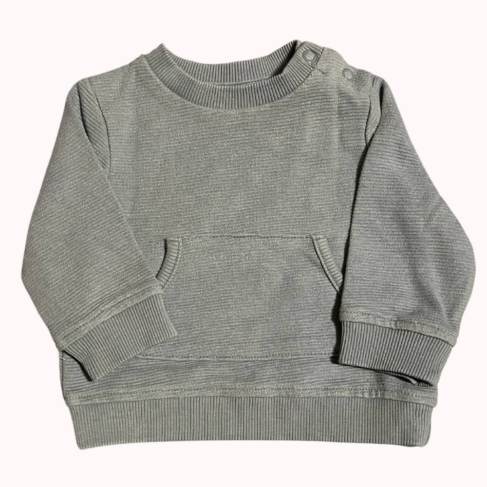 SWEAT GRIS -KIABI- 3 MOIS