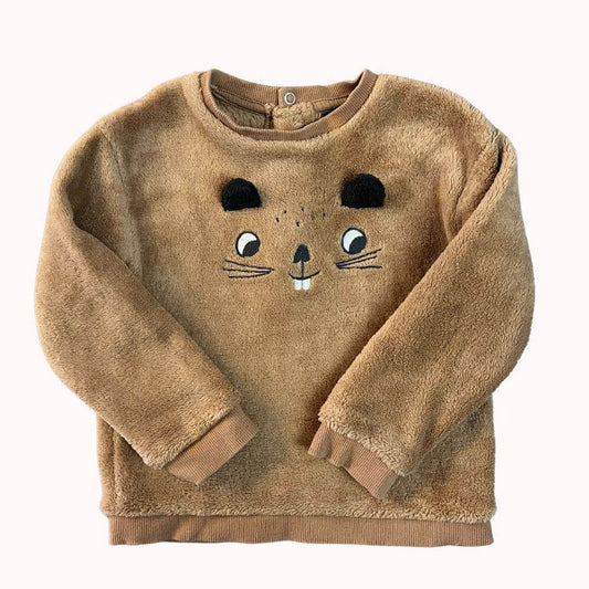 SWEAT MARRON - KIABI- 3 ANS