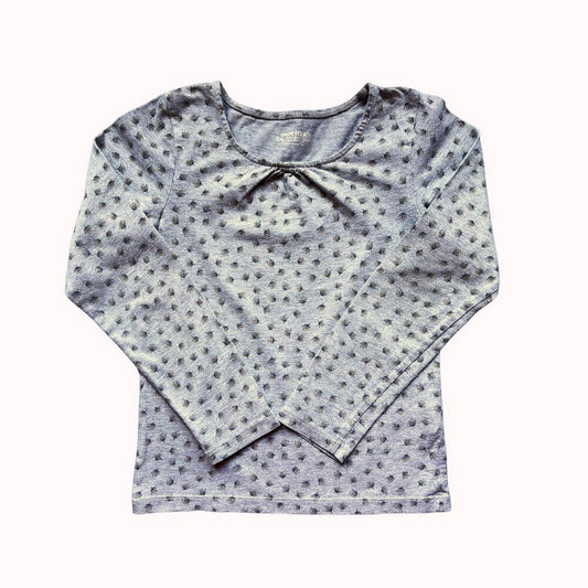 TEE-SHIRT GRIS A MOTIFS-ORCHESTRA- 8 ANS