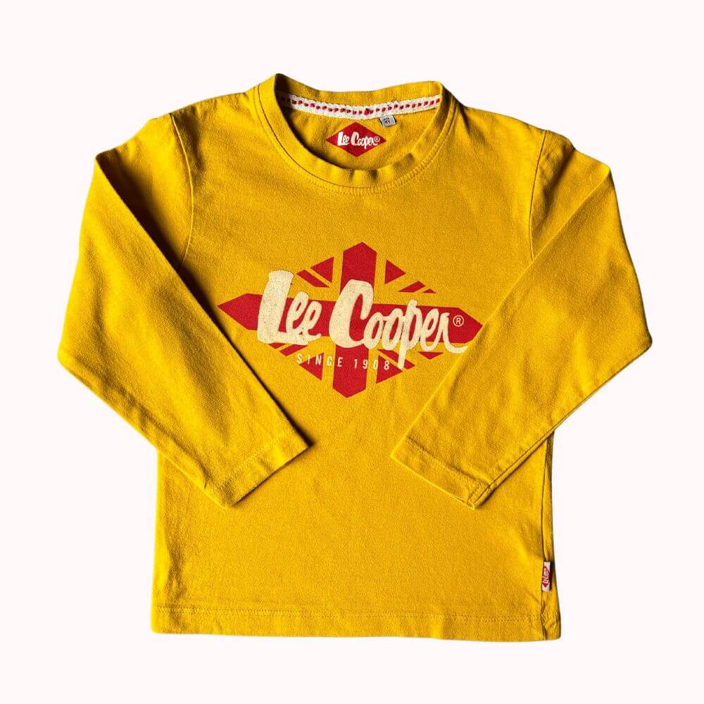 TEE-SHIRT JAUNE-LEE COOPER- 4 ANS