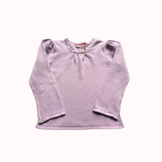 TEE-SHIRT MAUVE MANCHES LONGUES -ORCHESTRA- 4 ANS