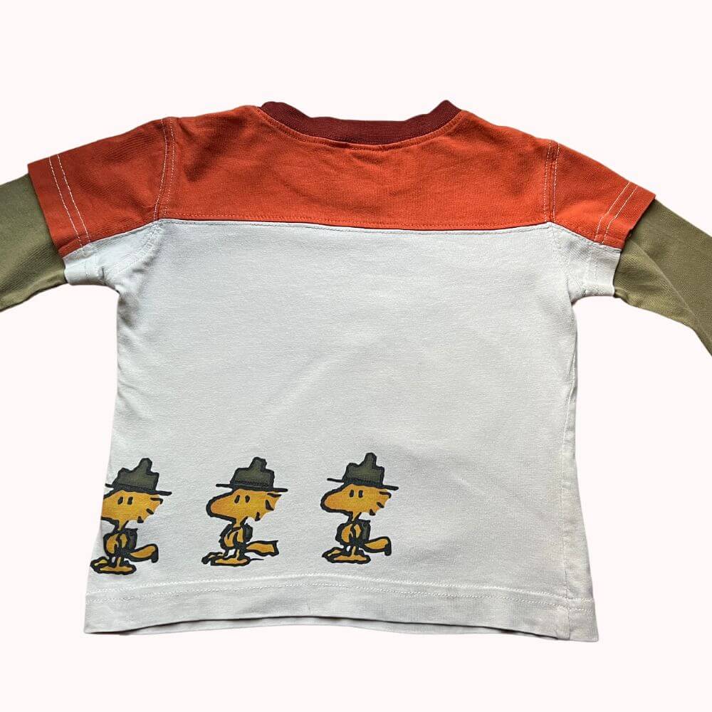 TEE-SHIRT MANCHES LONGUES -SNOOPY- H&M - 2 ANS