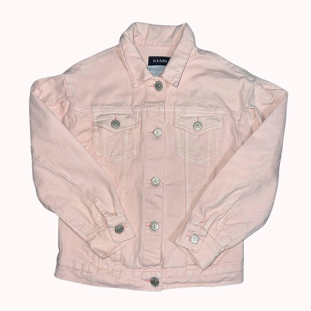 VESTE EN JEAN ROSE -KIABI-8 ANS