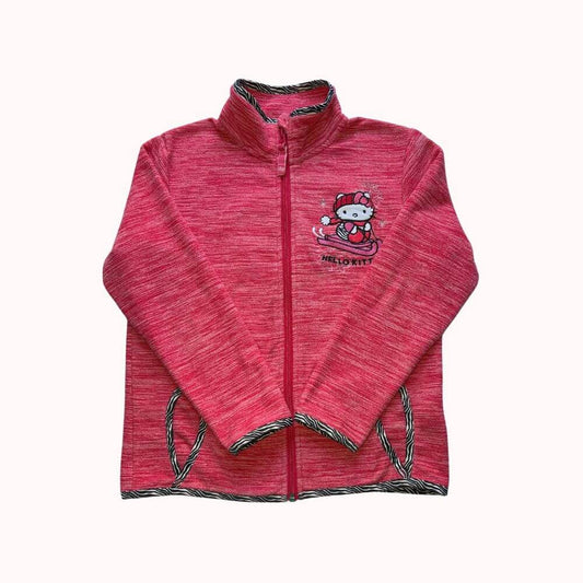 VESTE POLAIRE HELLO KITTY ROSE 8 ANS