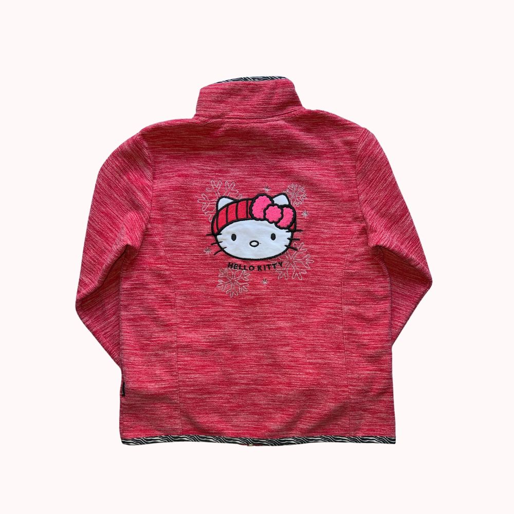 VESTE POLAIRE HELLO KITTY ROSE 8 ANS